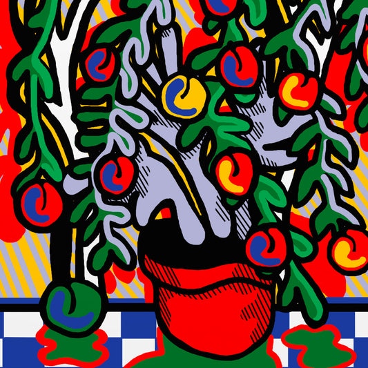 Don't Forget to Water Your Plants (Pop Art)