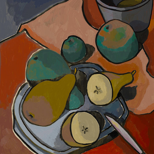 Pears and a Knife