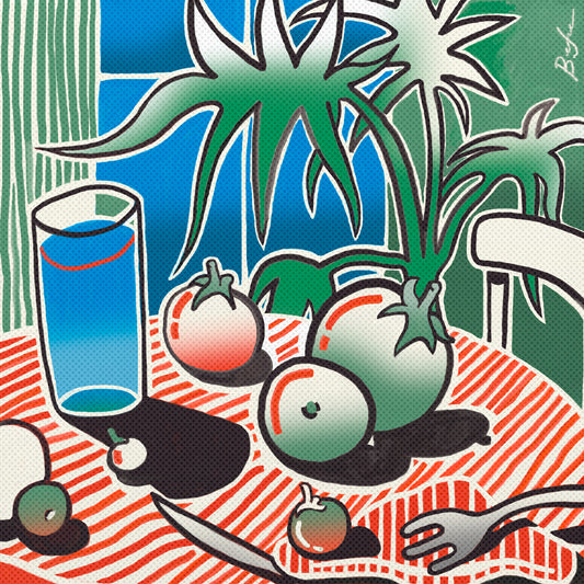 Table with Tomatoes
