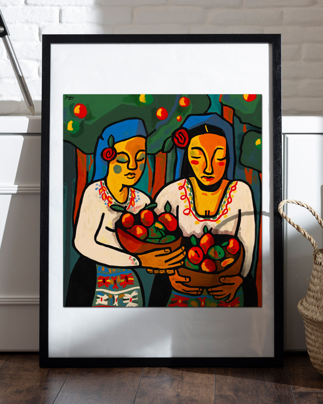 Two Bulgarian Girls With Apples